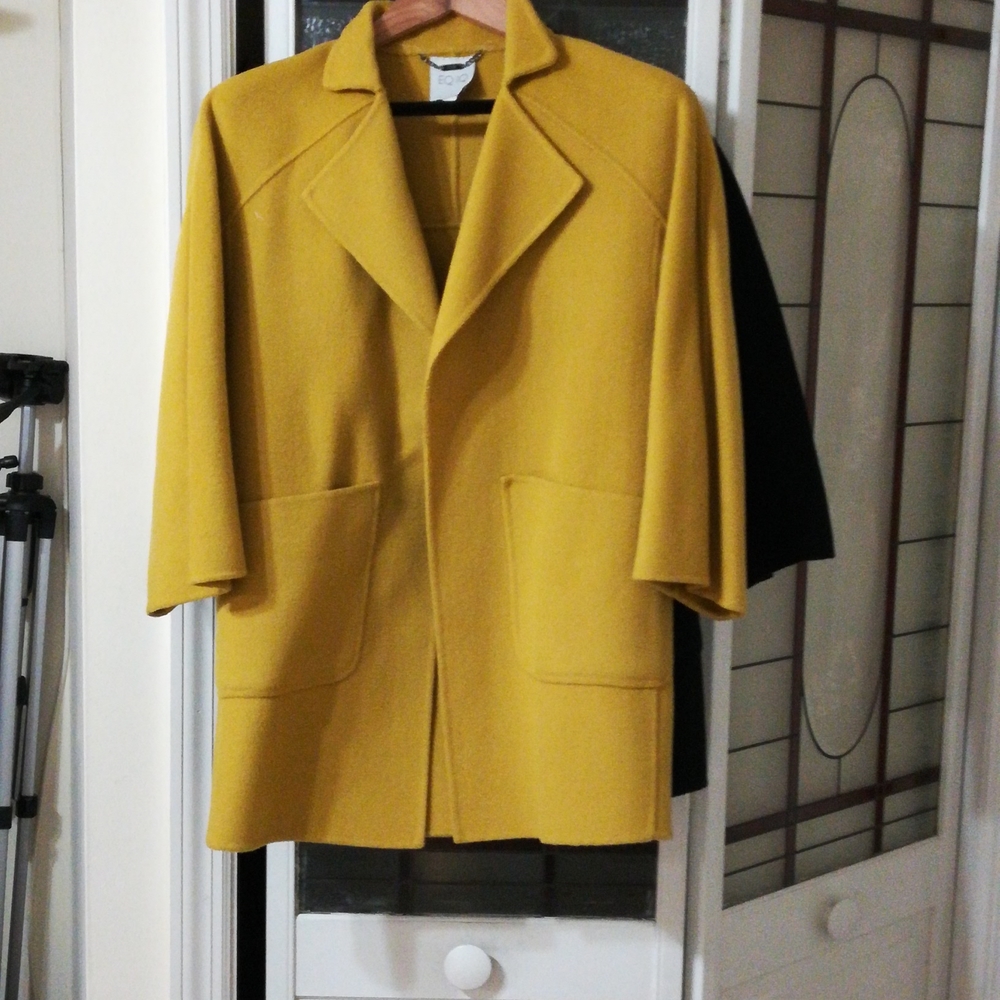 Wool Cocoon Coat - image 4